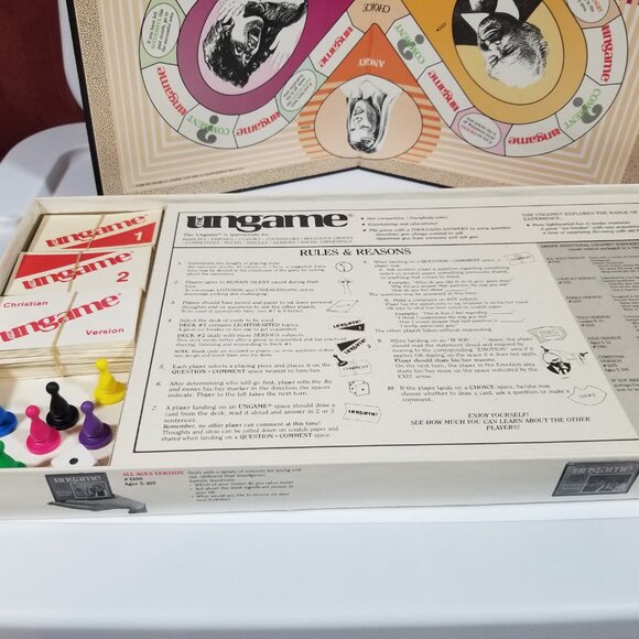 Vintage THE UNGAME The Christian Version 1984 Family Board Game 2-6 Players - Picture 10 of 12